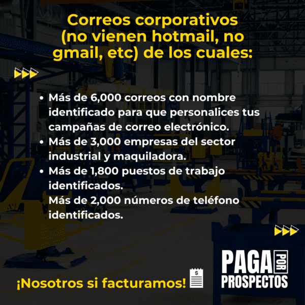 Base de datos industrial nacional